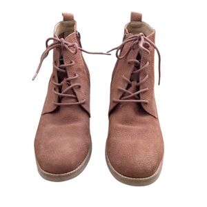 Lucky Brand Tamela Leather Lace-up Booties